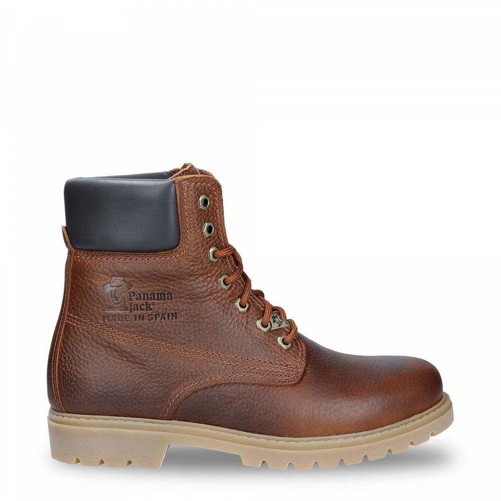 Panama Jack Men's Lace Up Boots USA Panama Jack Panama 03 Dark Brown